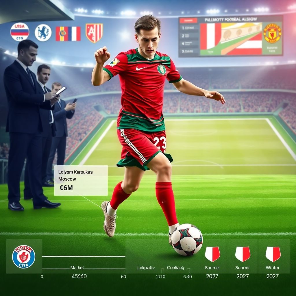 Интерес к Карпукасу из «Локомотива»: детали возможного трансфера за рубеж