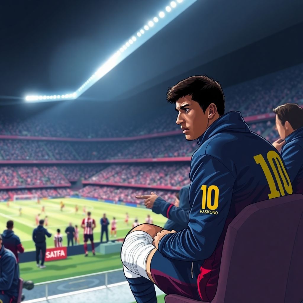 Форвард «Барселоны» Маркус Рэшфорд пропустит полуфинал Кубка Испании с «Атлетико»