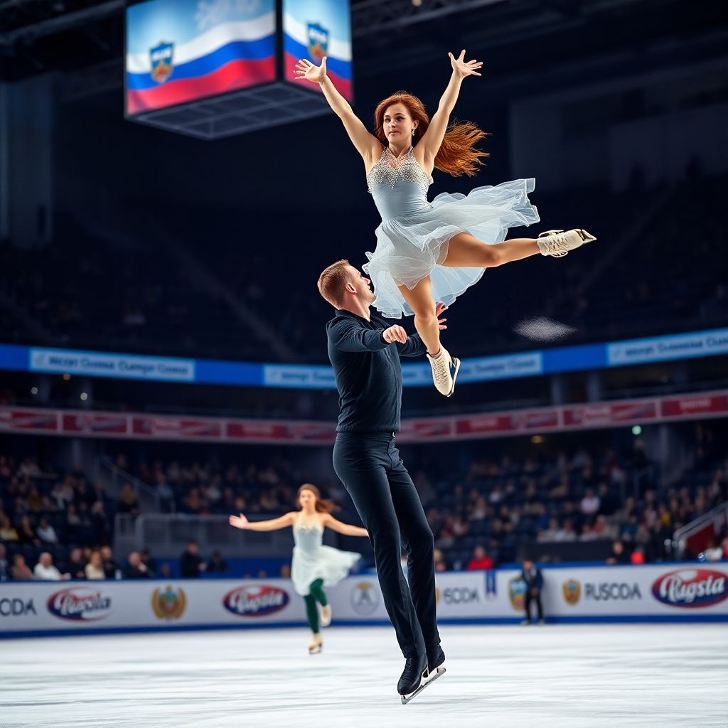 Мишина и Галлямов стали чемпионами России по прыжкам, обойдя Бойкову и Козловского